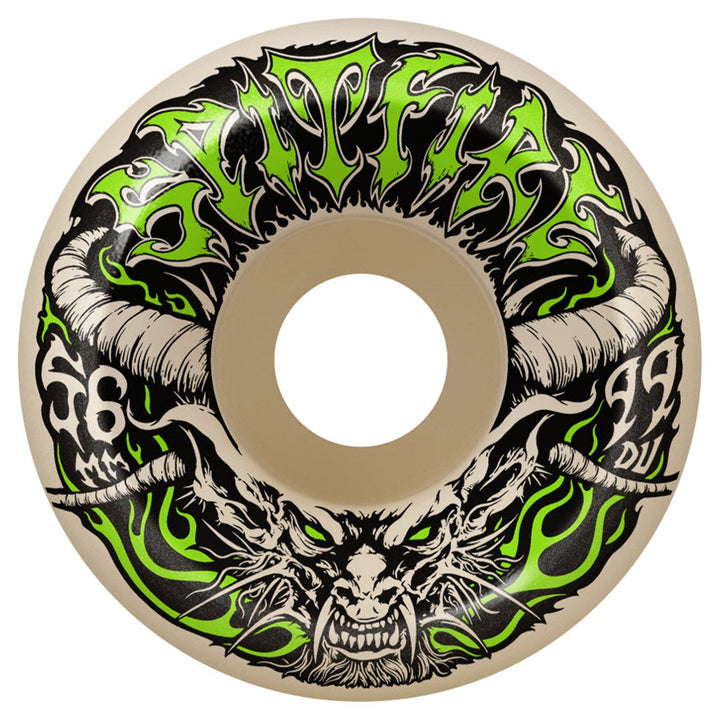 Spitfire F4 99a Demon Redux Conical Full Wheels (Green) 56mm