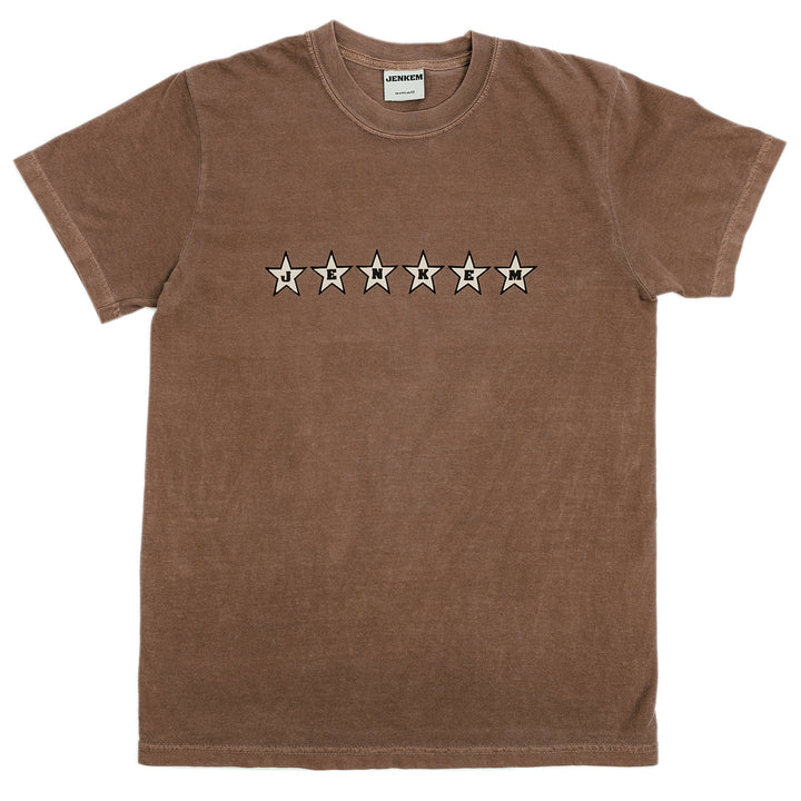 Jenkem 6 Star Tee Burgundy