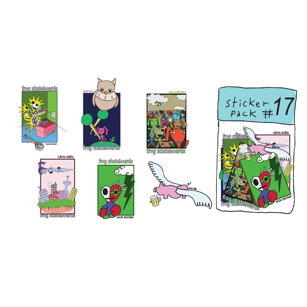 Frog Skateboards Sticker Pack #17
