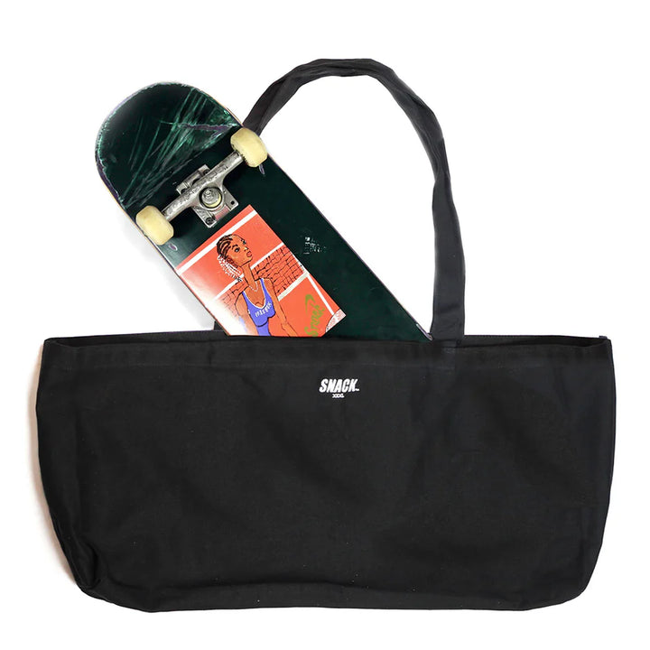 Snack XXXL Skate Tote Bag Black