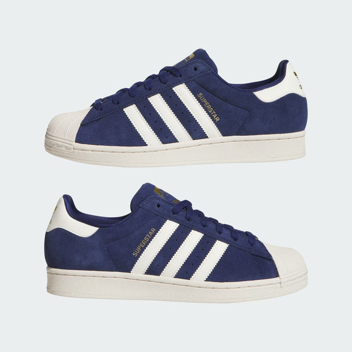 Adidas Superstar Dark Blue/Chalk White/Gold Metallic