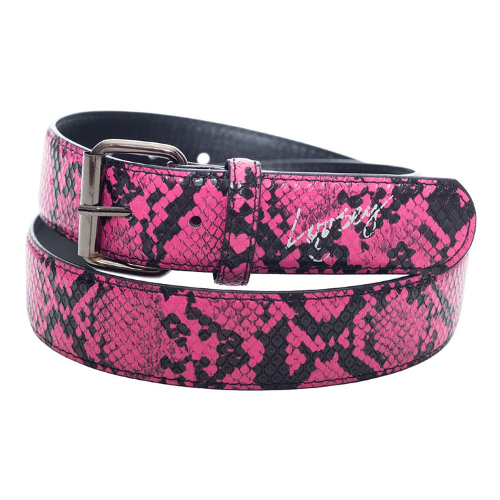 Loosey Loves You Pink Slither Snake Belt