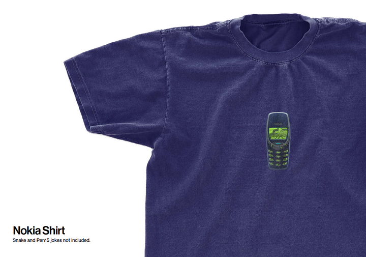 Jenkem Nokia T-Shirt Dark Navy