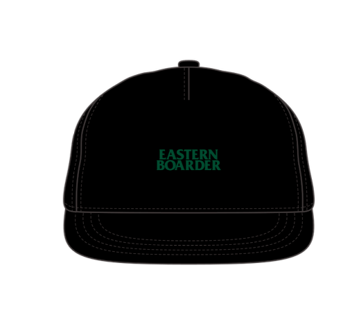 Eastern Boarder Stacked Logo Hat Black/Forest