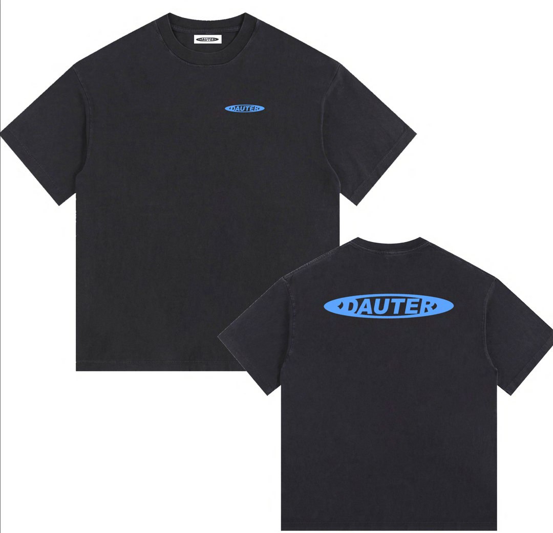 Dauter Oval Tee Faded Black
