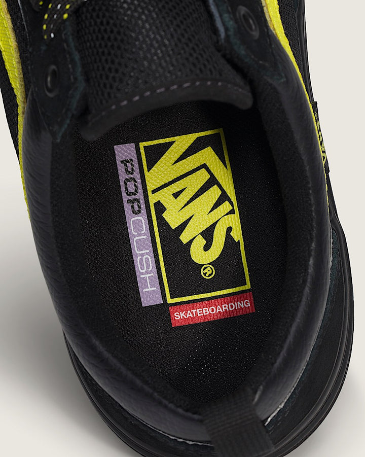 Vans Skate Old Skool Wafflecup Reflective Black/Lime