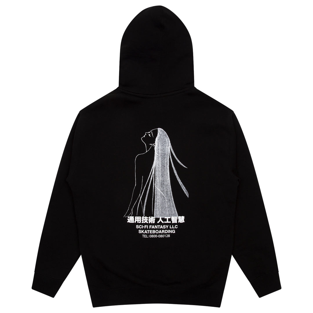Sci-Fi Fantasy Spiritual Darkness Zip Hoodie Black