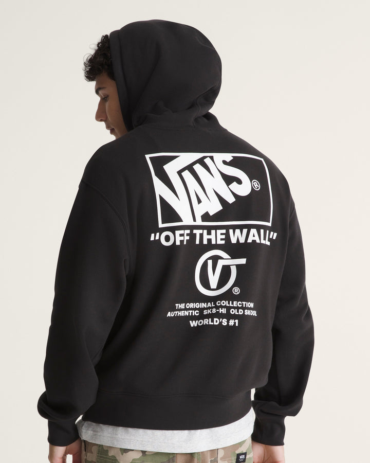 Vans Stacked Hi Pullover Hoodie Black / White