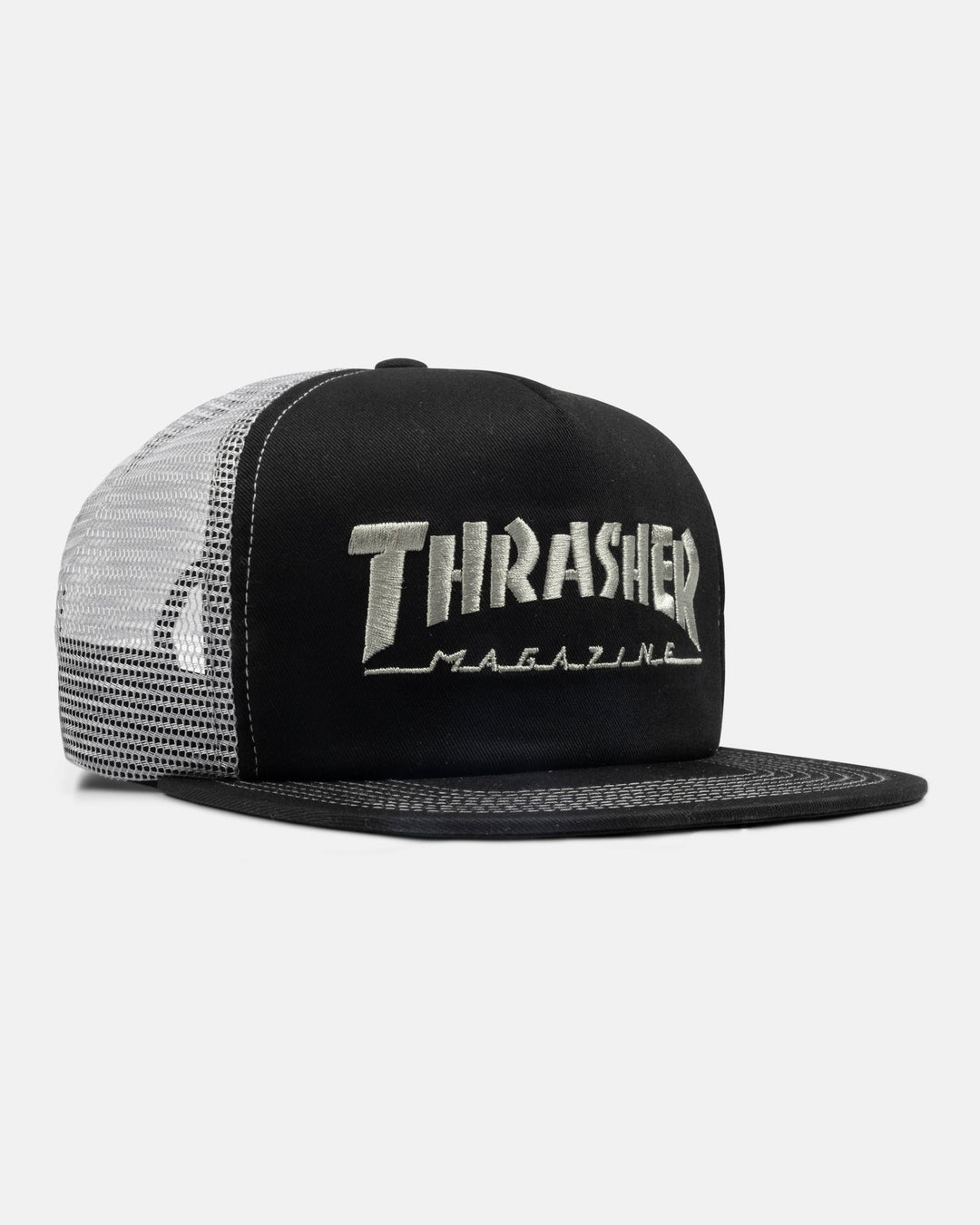 Thrasher Mag Logo Trucker Hat - Black/Gray