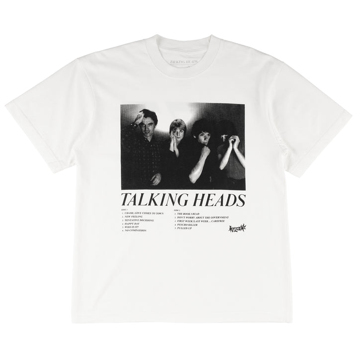 Welcome x Talking Heads Track List Tee White