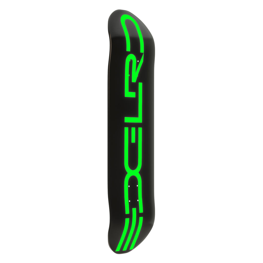 EDGLRD Tech Script Team Deck Black/Green 8.25"