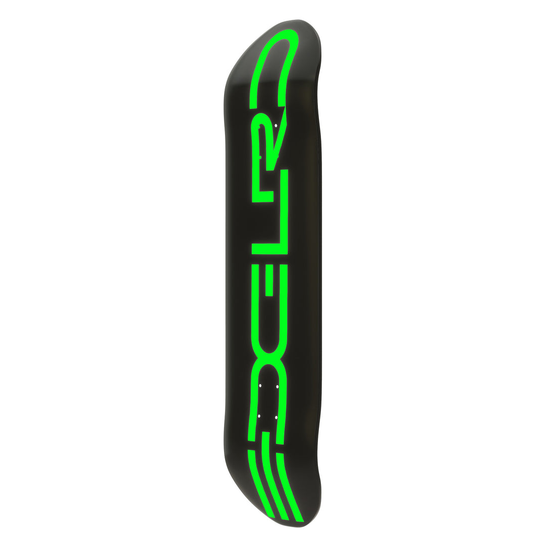 EDGLRD Tech Script Team Deck Black/Green 8.25"