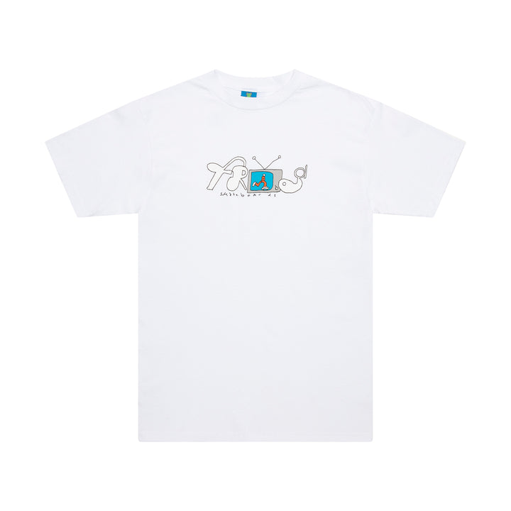 Frog Television Tee White