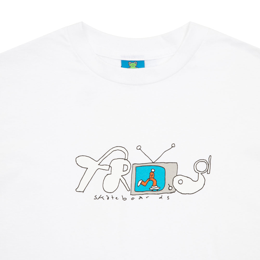 Frog Television Tee White