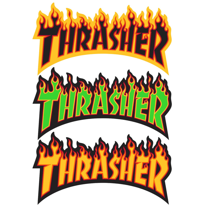 Thrasher Mag Flame Sticker (3 Pack)