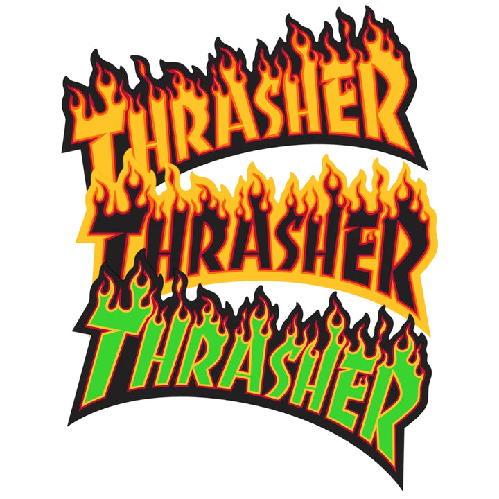 Thrasher Mag Flame Sticker (3 Pack)