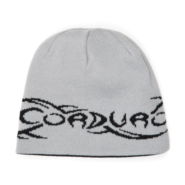 Corduroy Tribalwire Reversible Skully Beanie - White
