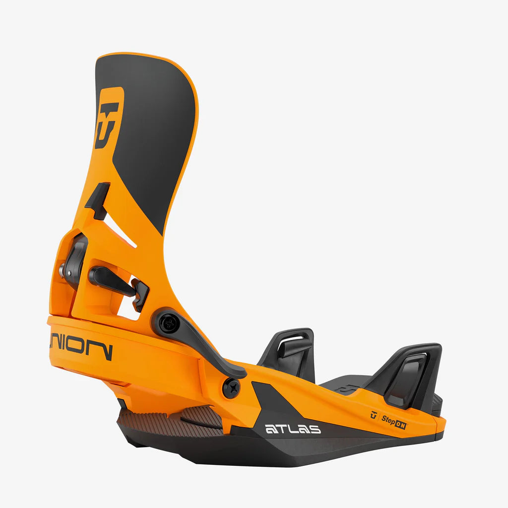 Union Atlas Step On Snowboard Bindings Orange – Eastern Boarder