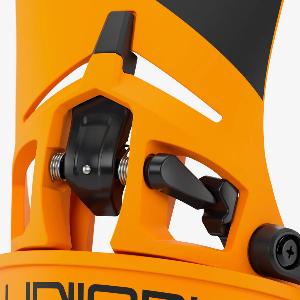 Union Atlas Step On Snowboard Bindings Orange