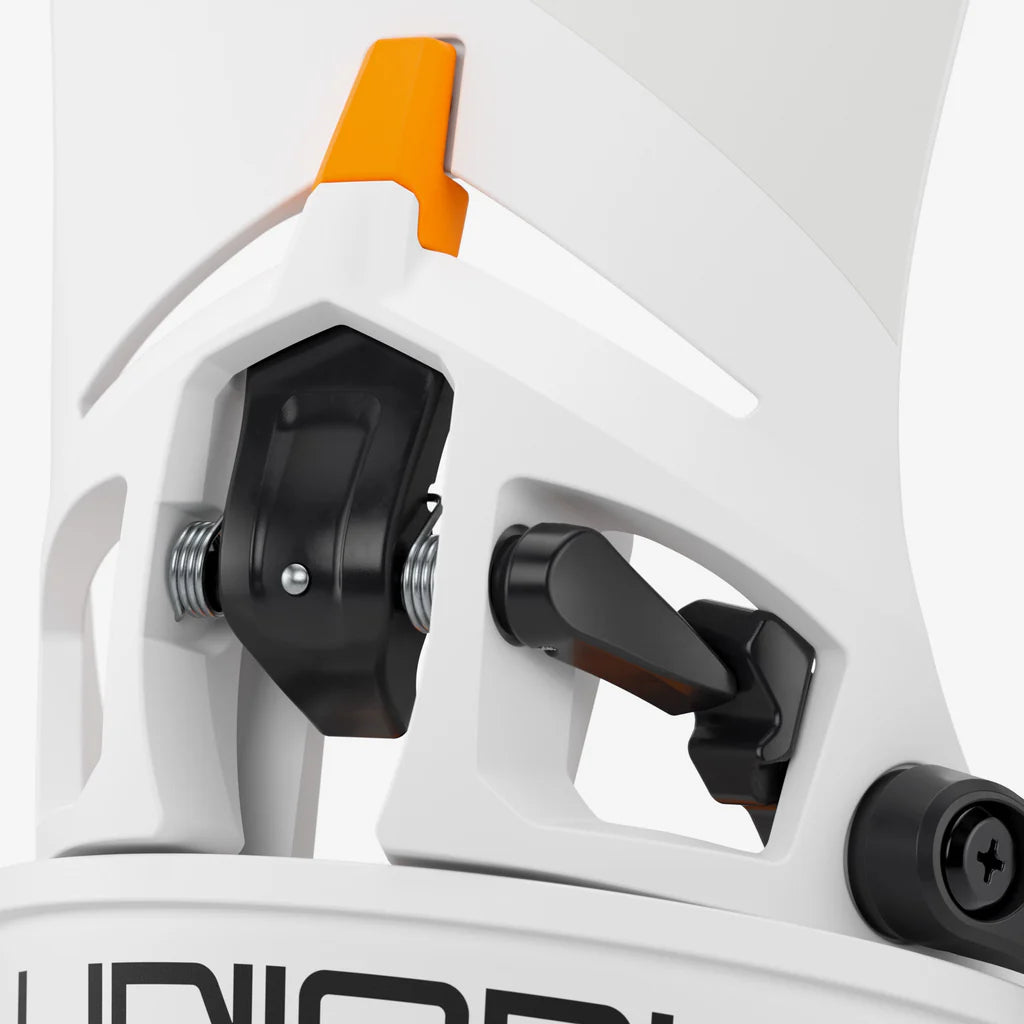 Union Atlas Step On Snowboard Bindings White/Orange