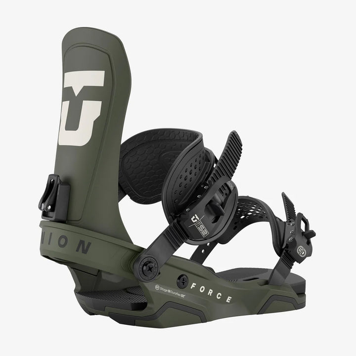 Union Force Snowboard Bindings Army Green