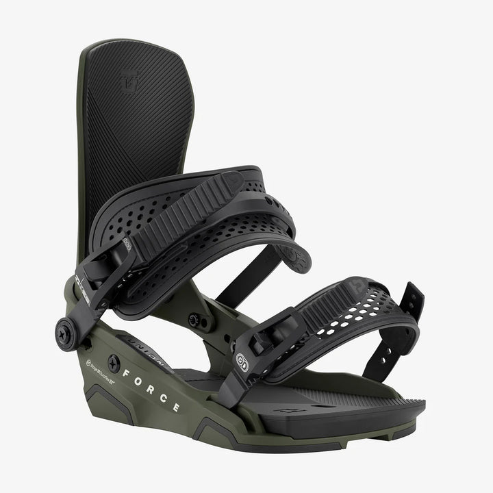 Union Force Snowboard Bindings Army Green