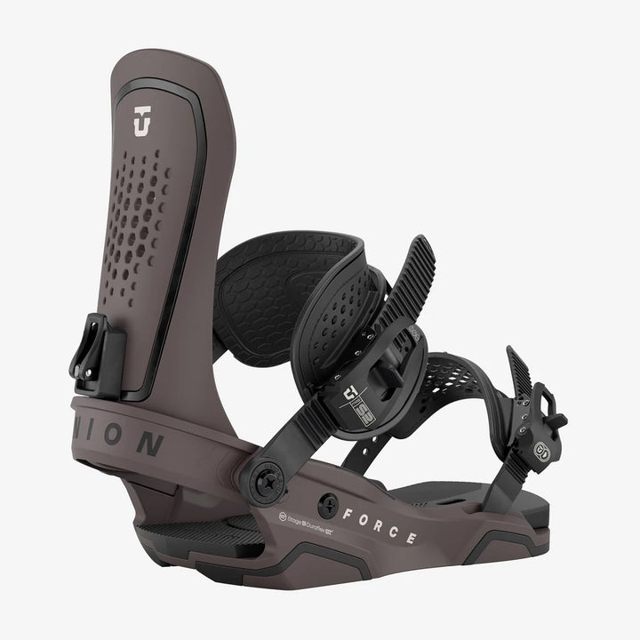 Union Force Snowboard Bindings Brown