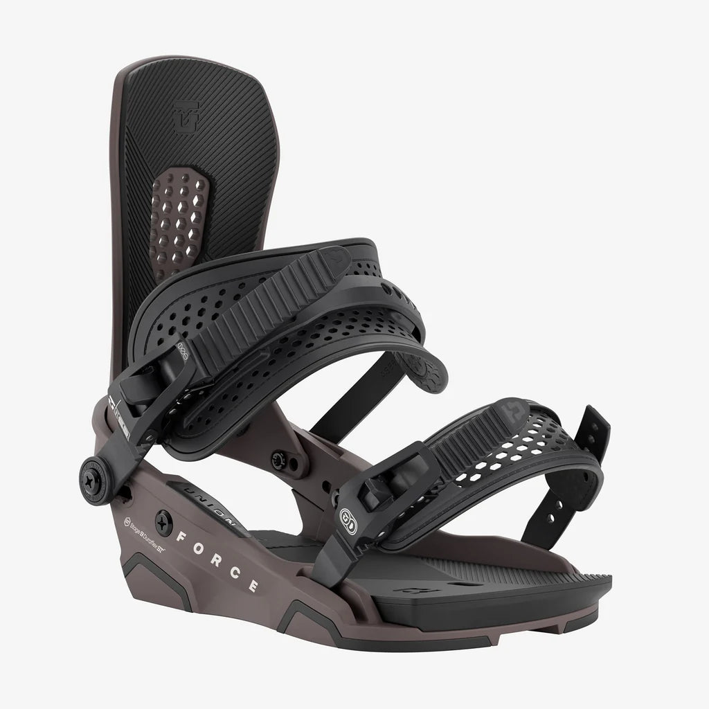 Union Force Snowboard Bindings Brown