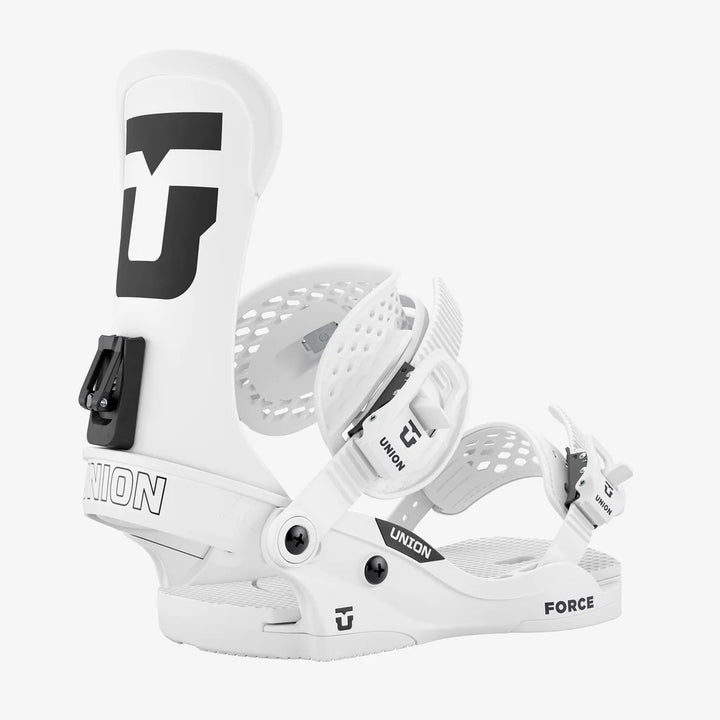 Union Force Classic Snowboard Bindings White
