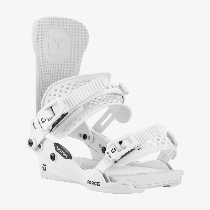 Union Force Classic Snowboard Bindings White