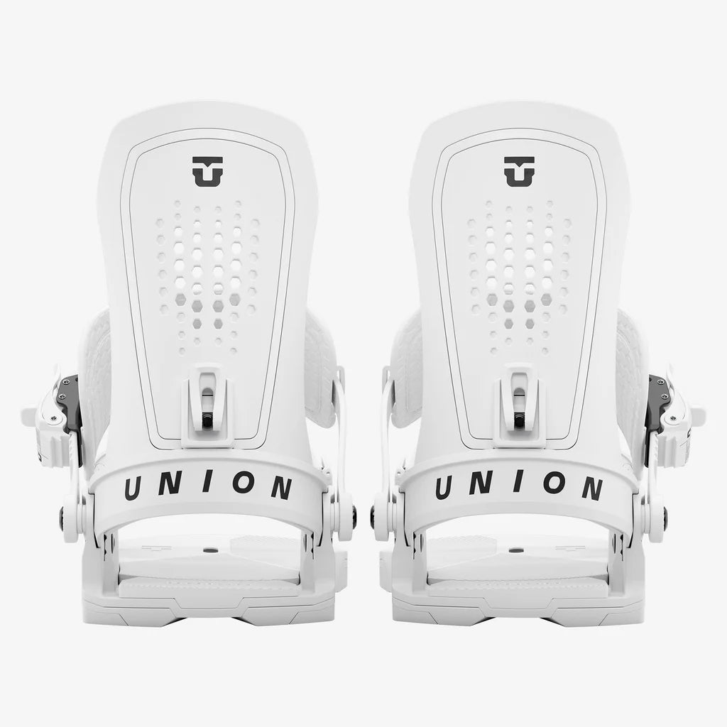 Union Force Snowboard Bindings White 20 Yr – Eastern Boarder Union Force Snowboard Bindings White 20 Yr – Eastern Boarder