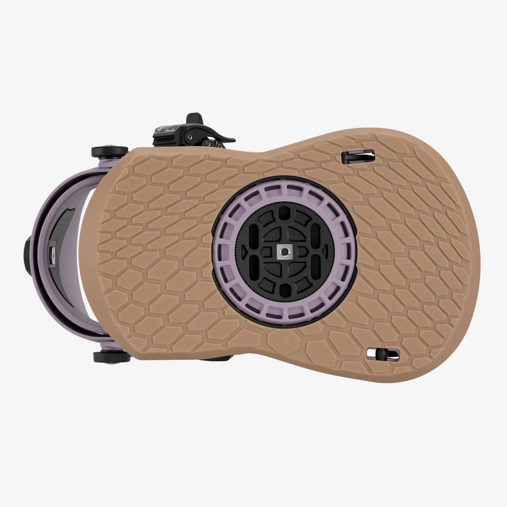 Union Strata Snowboard Bindings Grey Violet