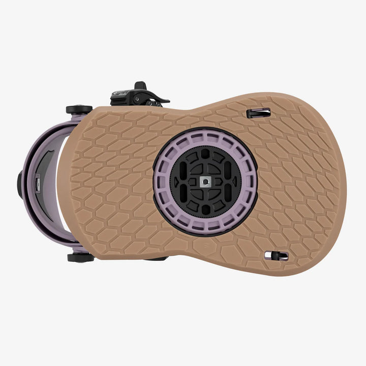 Union Strata Snowboard Bindings Grey Violet