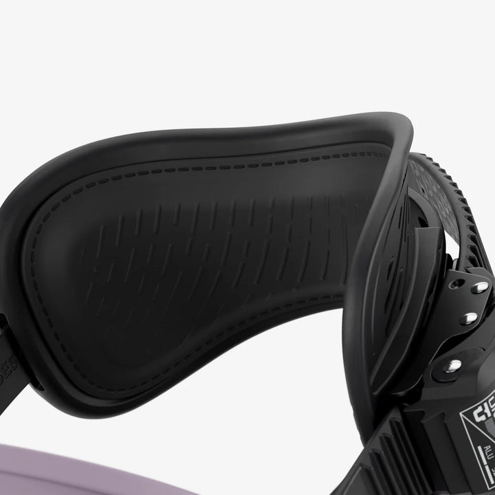 Union Strata Snowboard Bindings Grey Violet