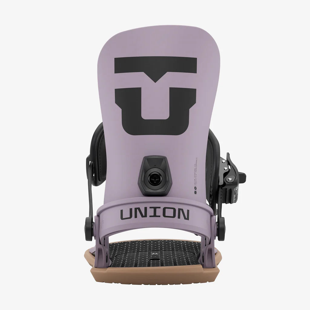 Union Strata Snowboard Bindings Grey Violet