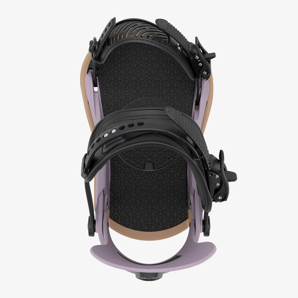 Union Strata Snowboard Bindings Grey Violet