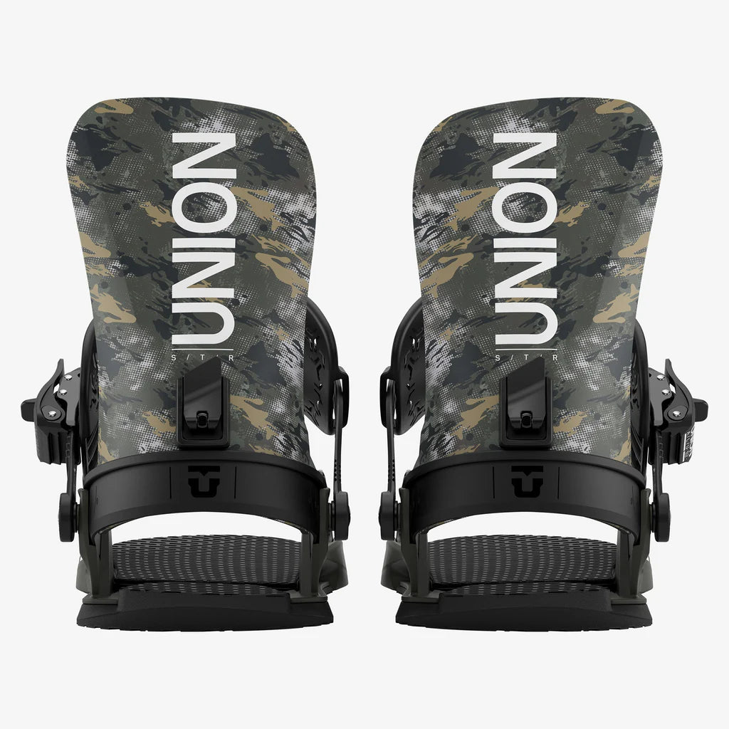 Union STR Snowboard Bindings Camo