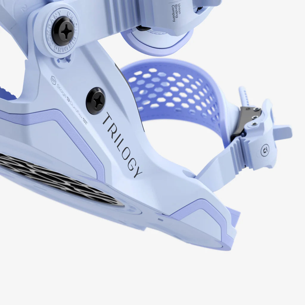 Union Trilogy Snowboard Bindings Light Blue