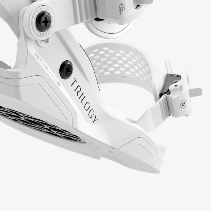Union Trilogy Snowboard Bindings White