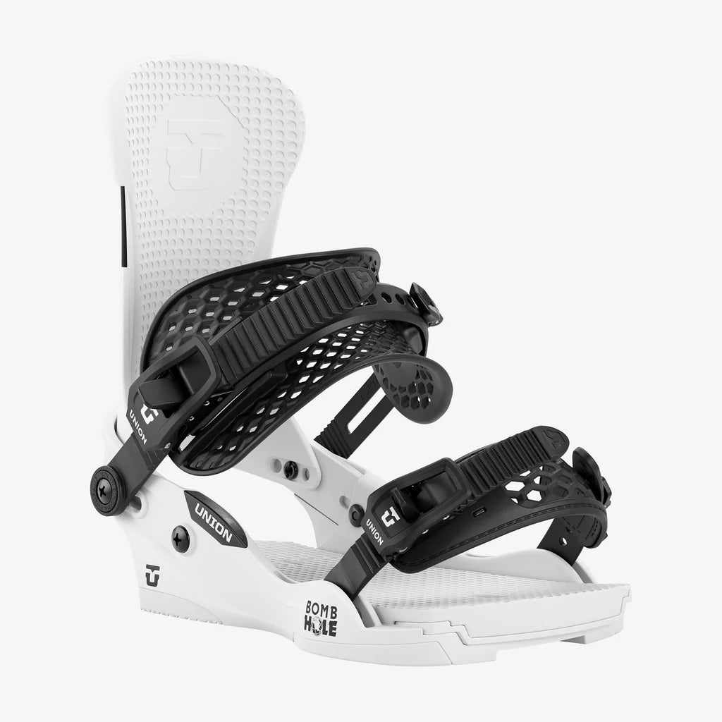 Union x Bomb Hole Force Classic Snowboard Bindings - White