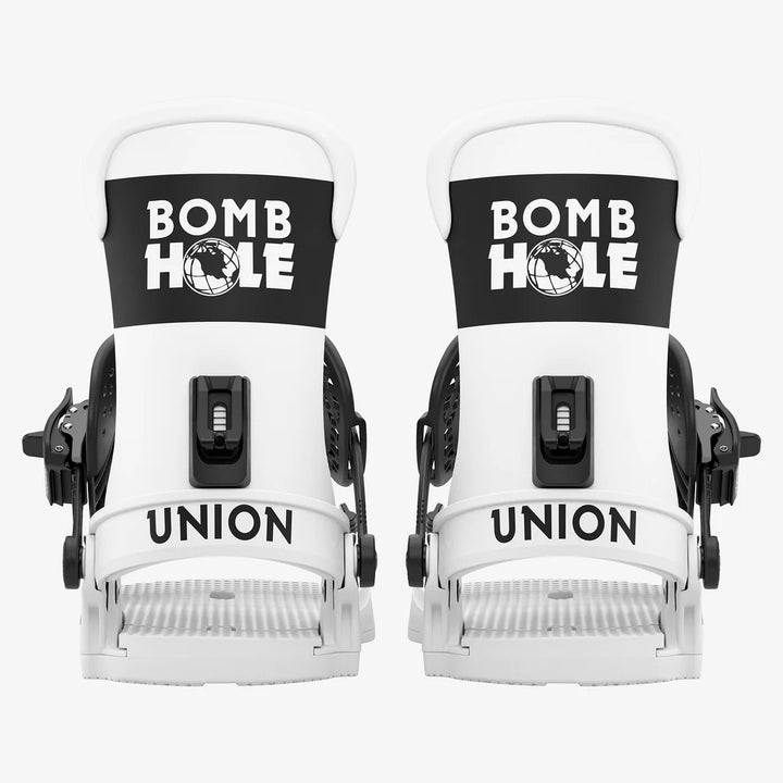 Union x Bomb Hole Force Classic Snowboard Bindings - White