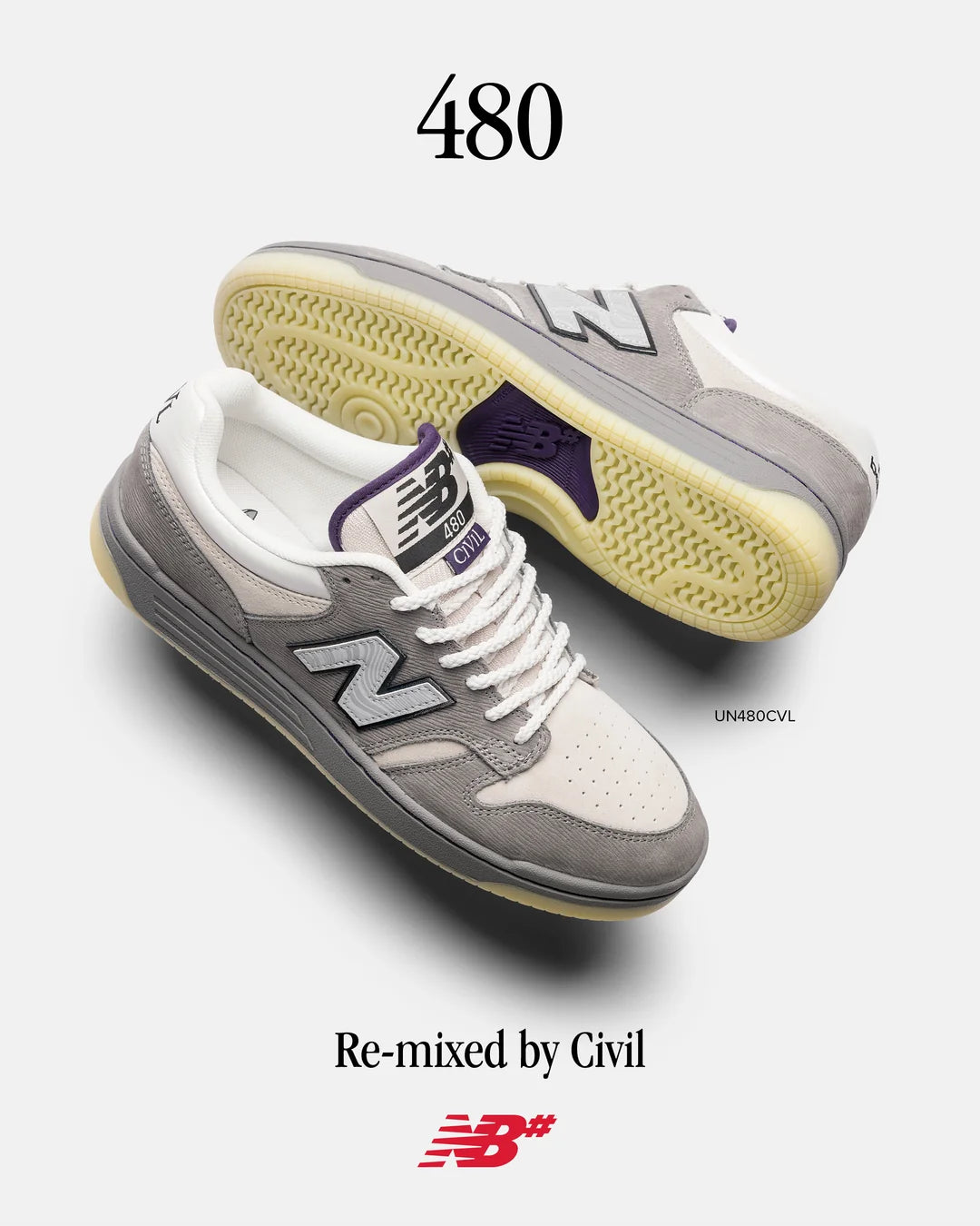 New Balance Numeric 480 x Civil Clam Grey (UN480CVL)