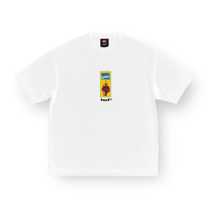 Huf x Marvel Spiderman Upside Down SS Tee - White