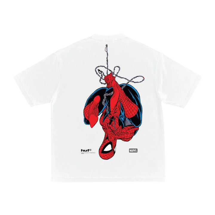 Huf x Marvel Spiderman Upside Down SS Tee - White