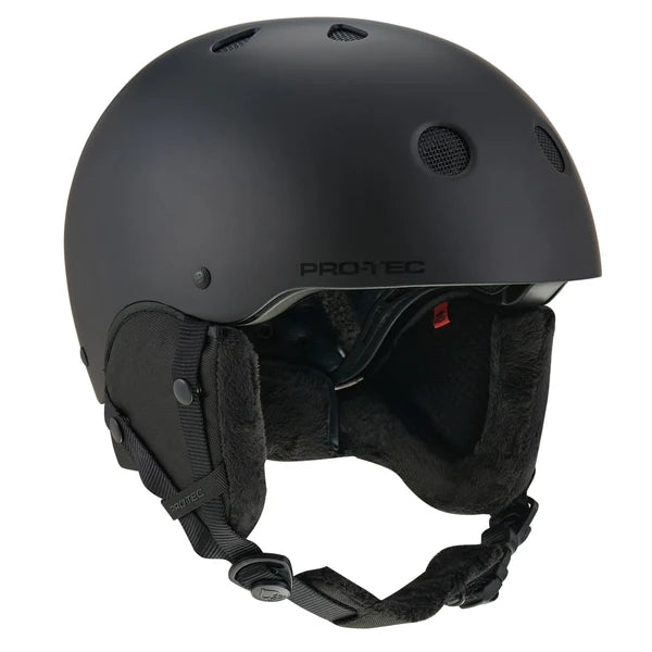 Pro-Tec Classic Snow Helmet W/ Fit Dial Stealth Black