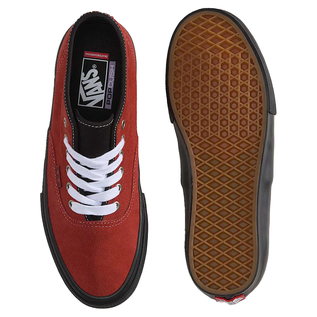 Vans Skate Authentic Mid Poppy Ember Red