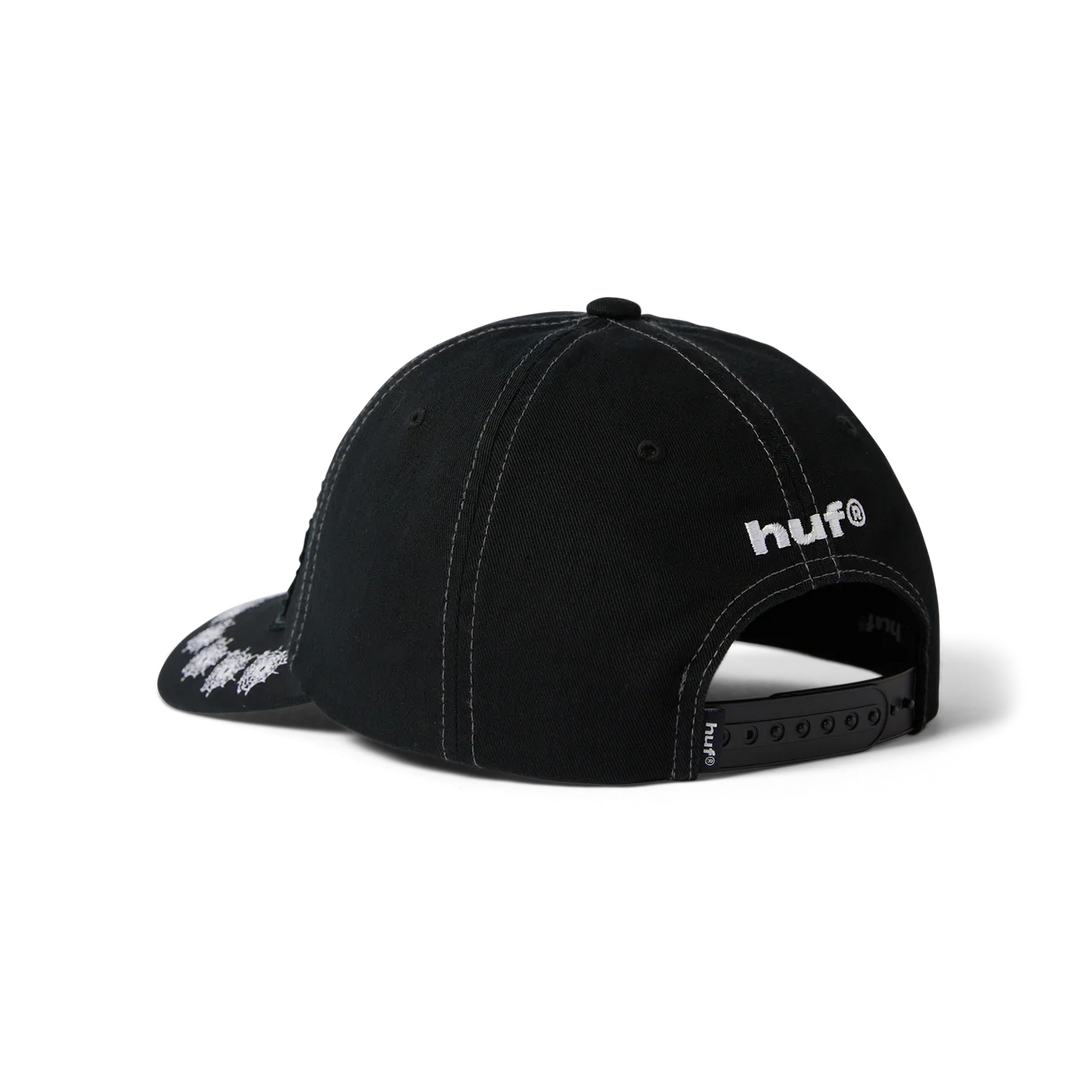 Huf x Marvel Venom Washed Snapback - Washed Black