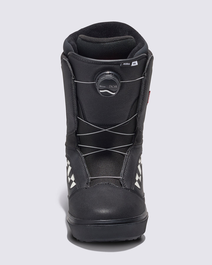 Vans Aura OG Snowboard Boot Black/Checkerboard