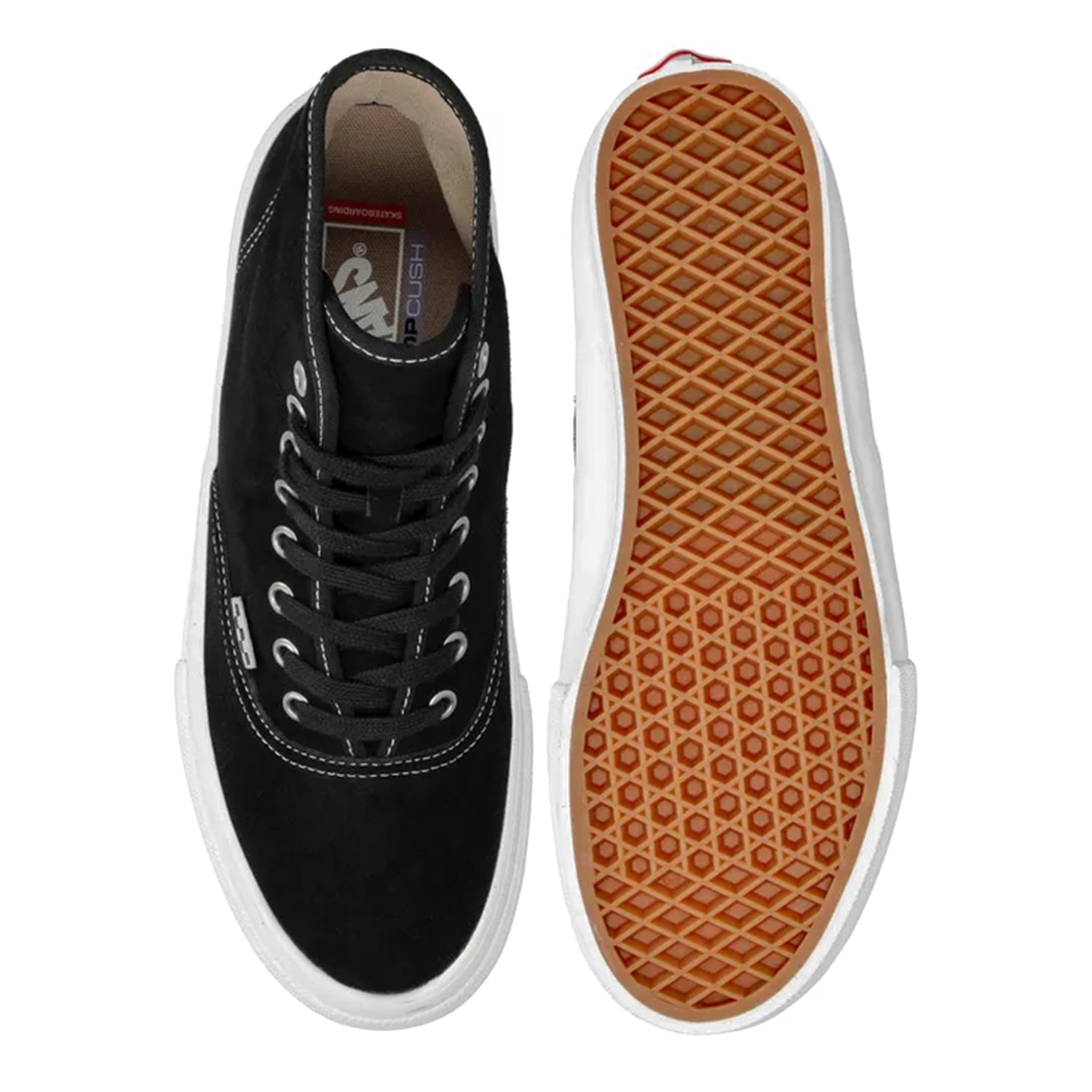 Vans Skate Authentic High Black Suede – Eastern Boarder