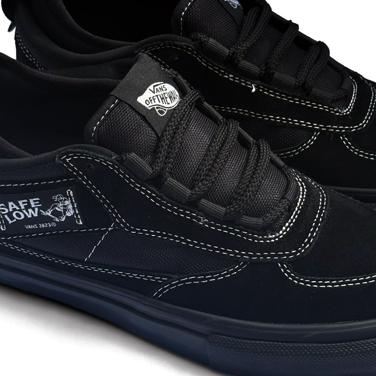 靴 VANS SKATE SAFE LOW BLACK/BLACK 26.0 Vans Skate Safe Low Shoes - Black/Black – CCS